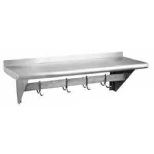 12" x 60" STAINLESS STEEL POT RACKS