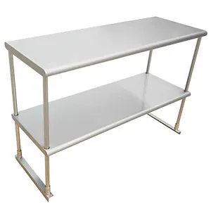 18" x 84" STAINLESS STEEL OVER-SHELVES