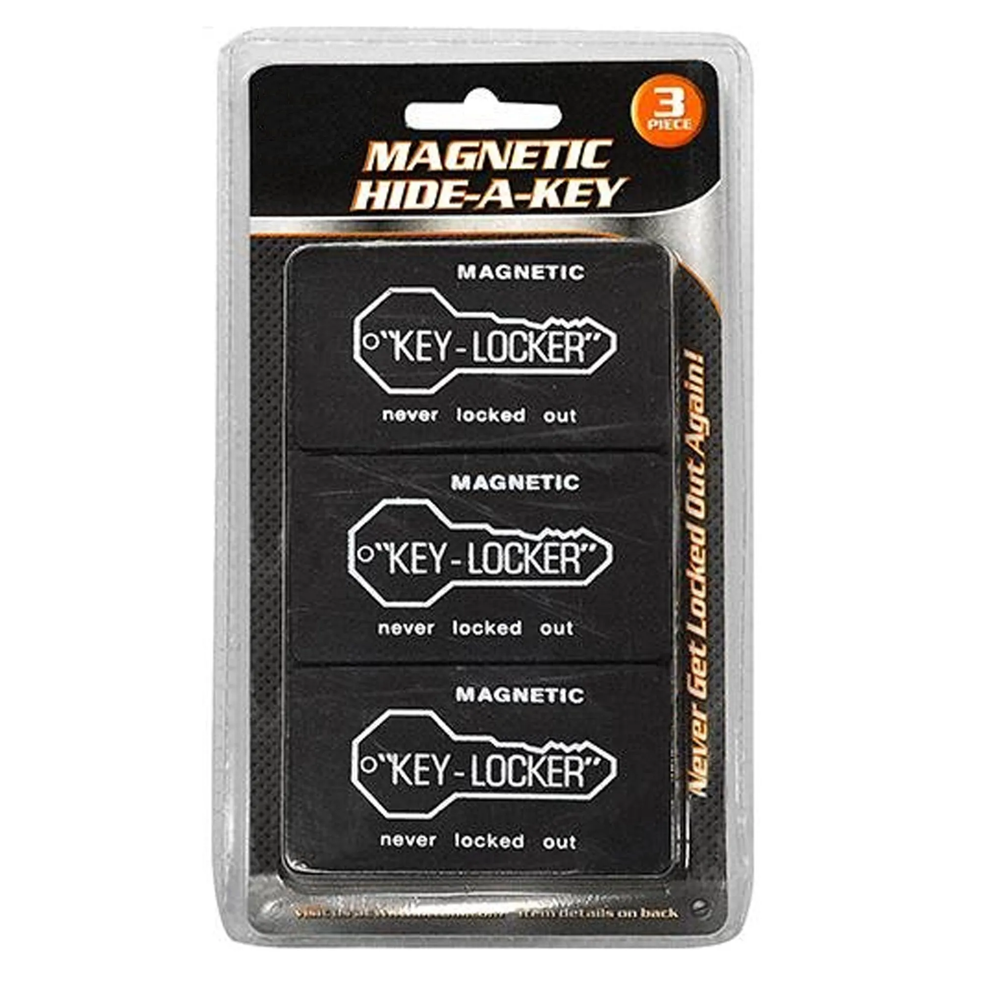 3 Magnetic Hide A Key Holders Spare Key Hidden Storage Safe Secret Hider Outdoor
