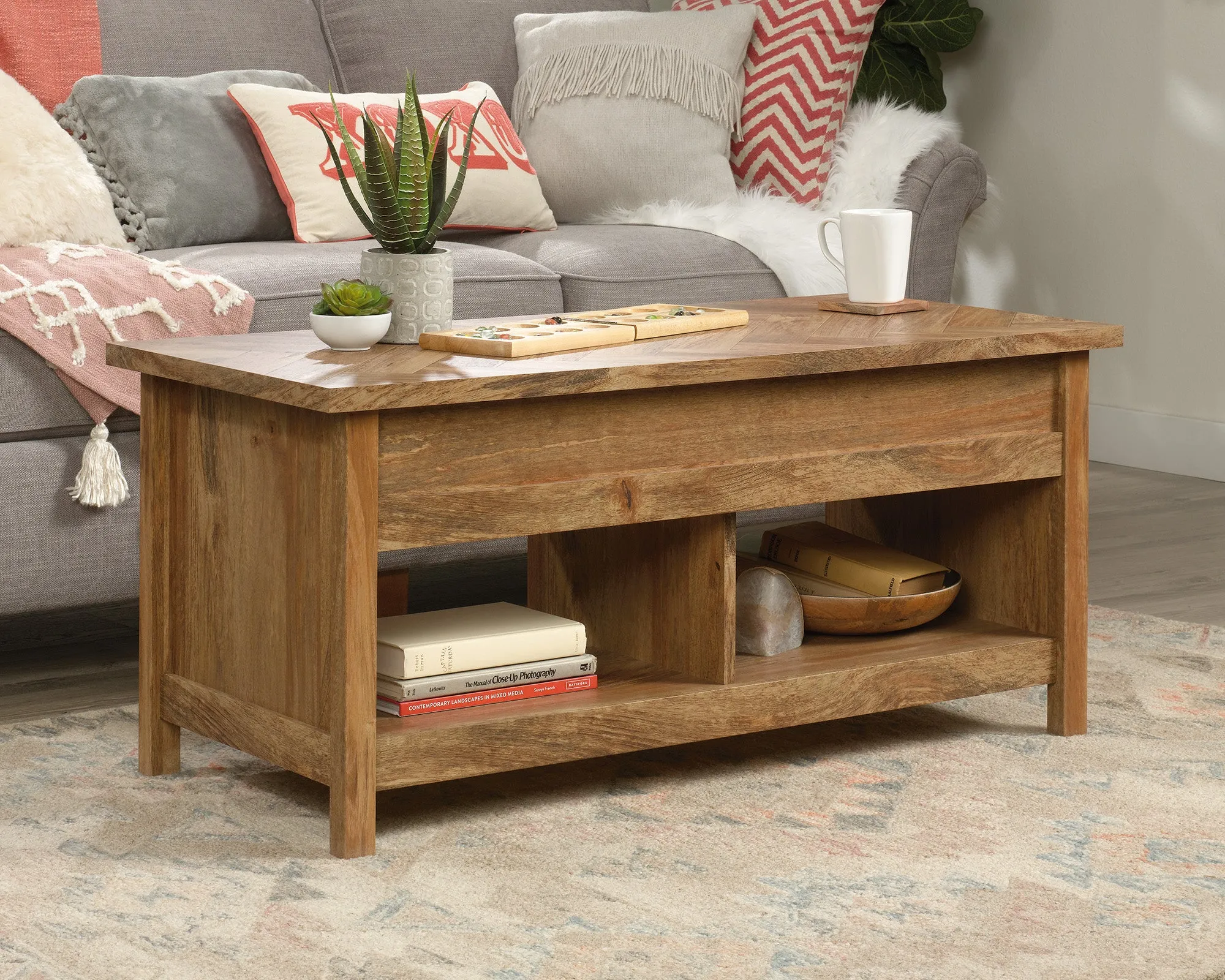 Cannery Bridge Lift Top Coffee Table 3a