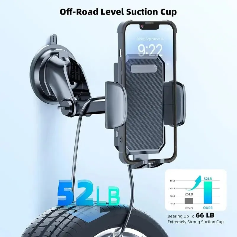 Car Phone Holder Mount Stand Suction Cup Smartphone Support for Iphone Xiaomi Huawei Samsung