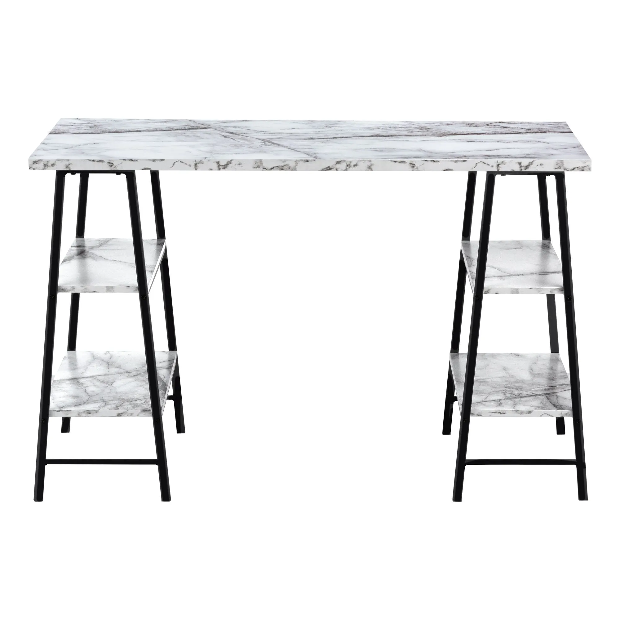 Computer Desk For Home Office, Laptop, Storage Shelves, Contemporary & Modern by Couch.com