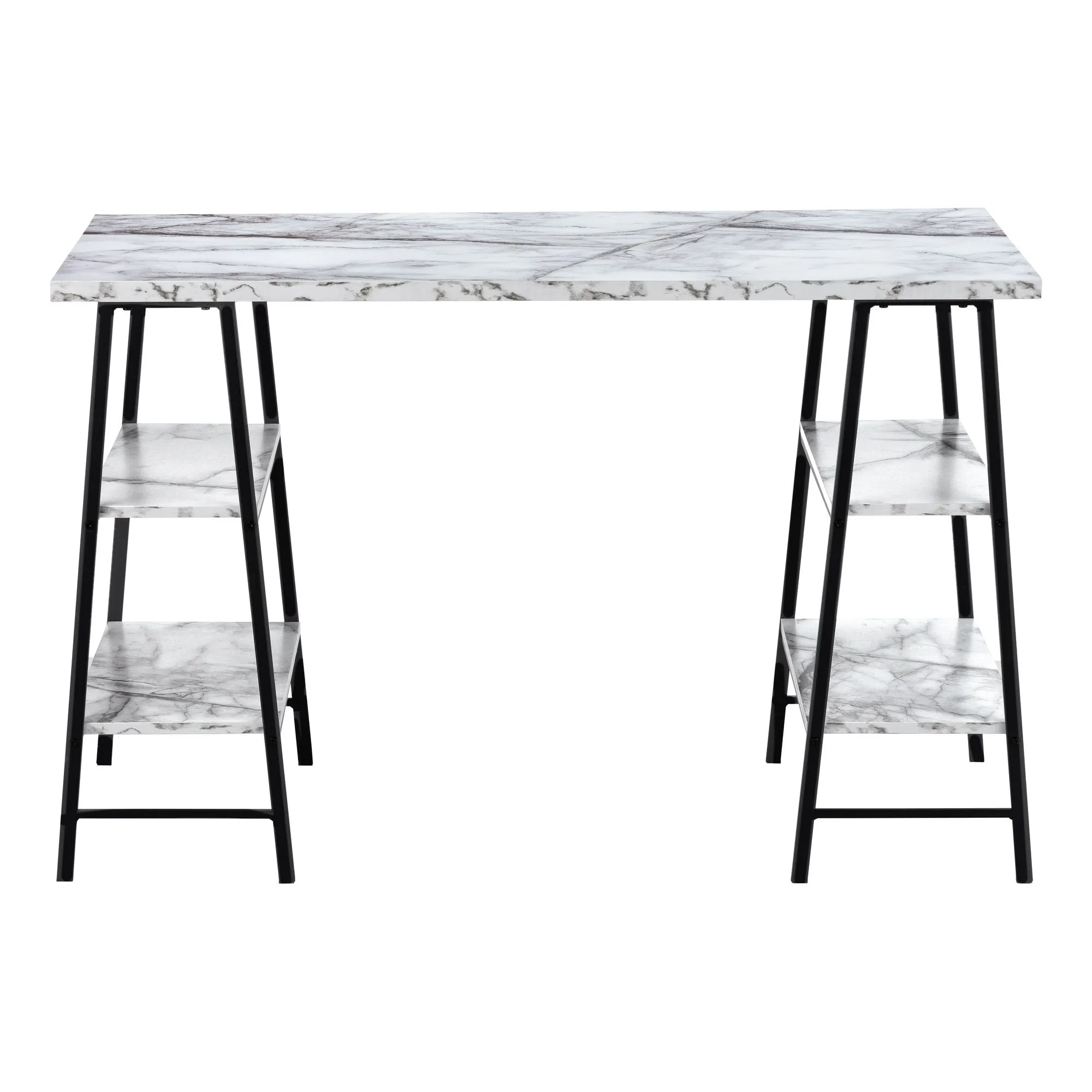 Computer Desk For Home Office, Laptop, Storage Shelves, Contemporary & Modern by Couch.com