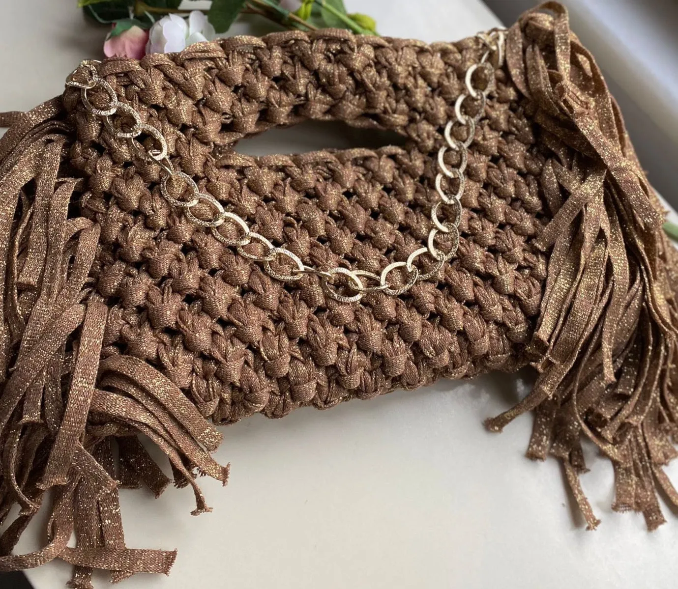 Cotton Ribbon Cord - Caramel Latte ♻️
