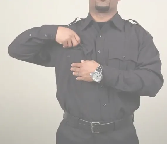 DutyMaxx™ Long Sleeve Poly/Rayon Stretch Shirt