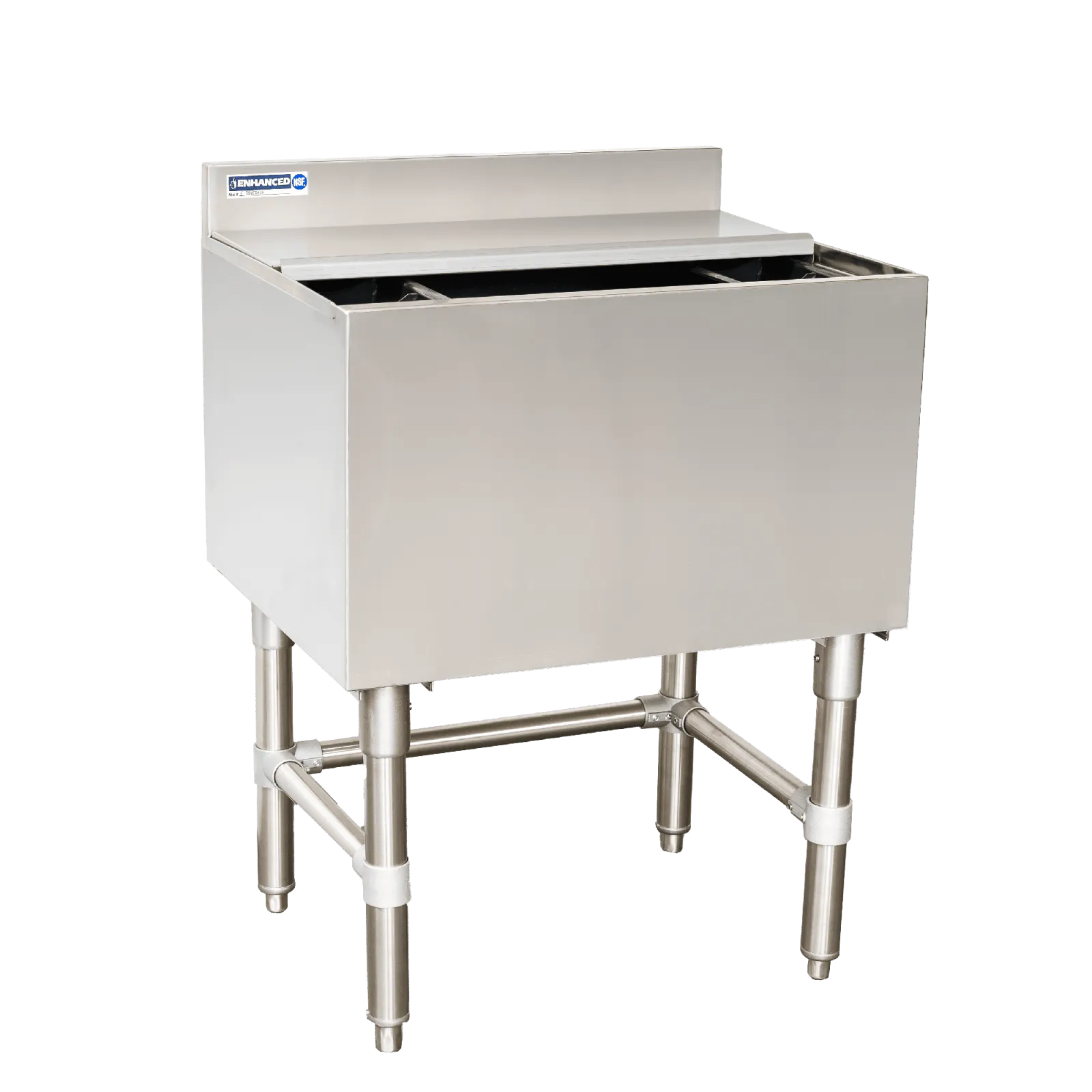 E-IB183612 Enhanced 36" Ice Bin Only with 3" Backsplash