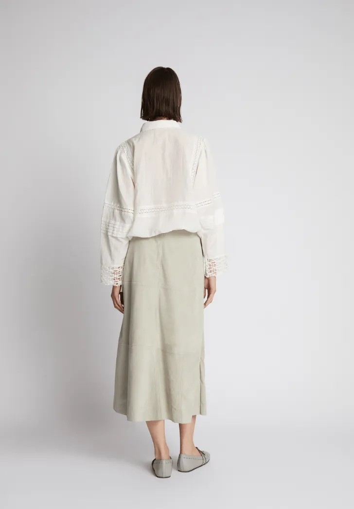 Ferdie Eyelet Blouse - White