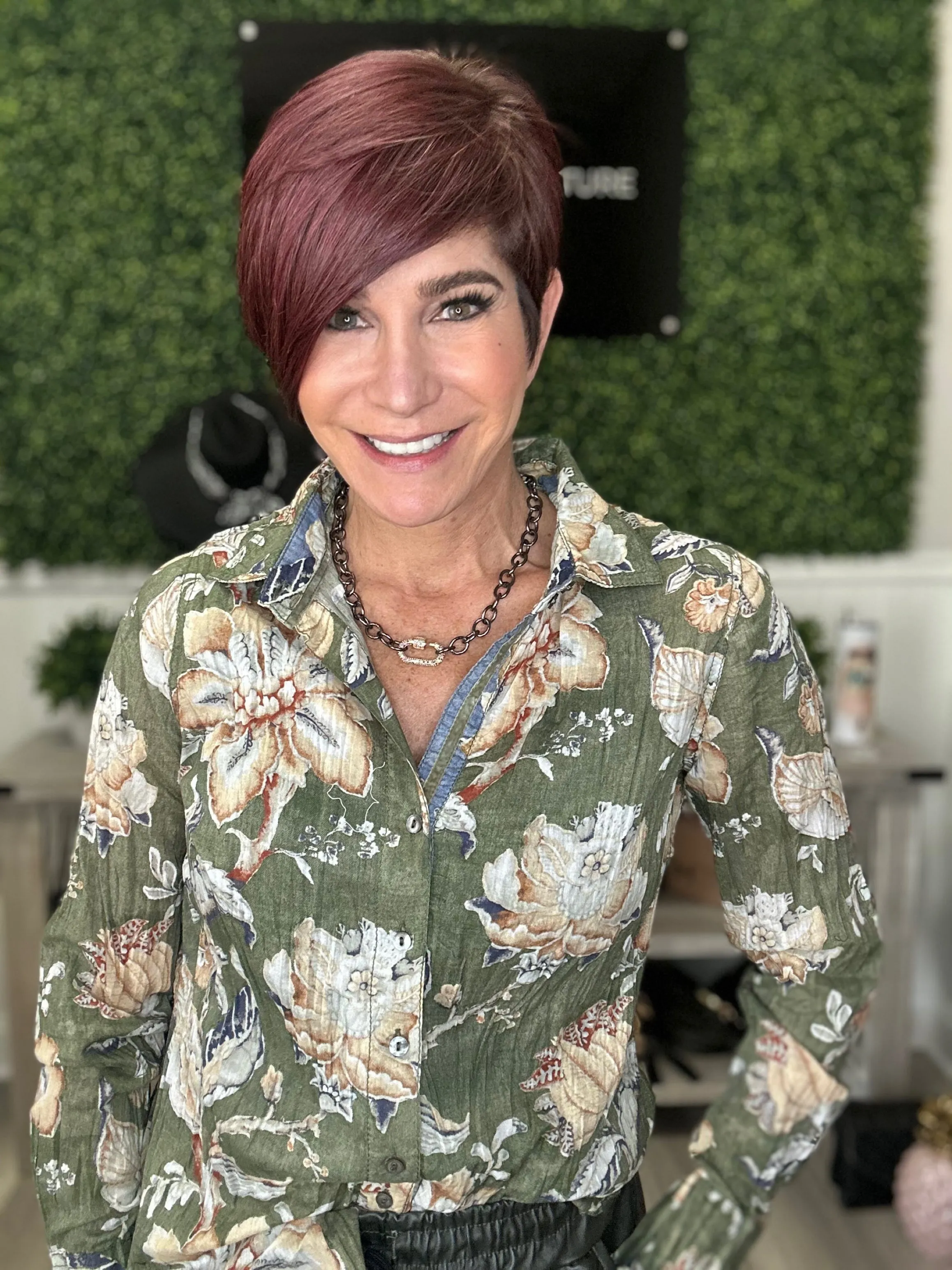 Flora Button Down Blouse