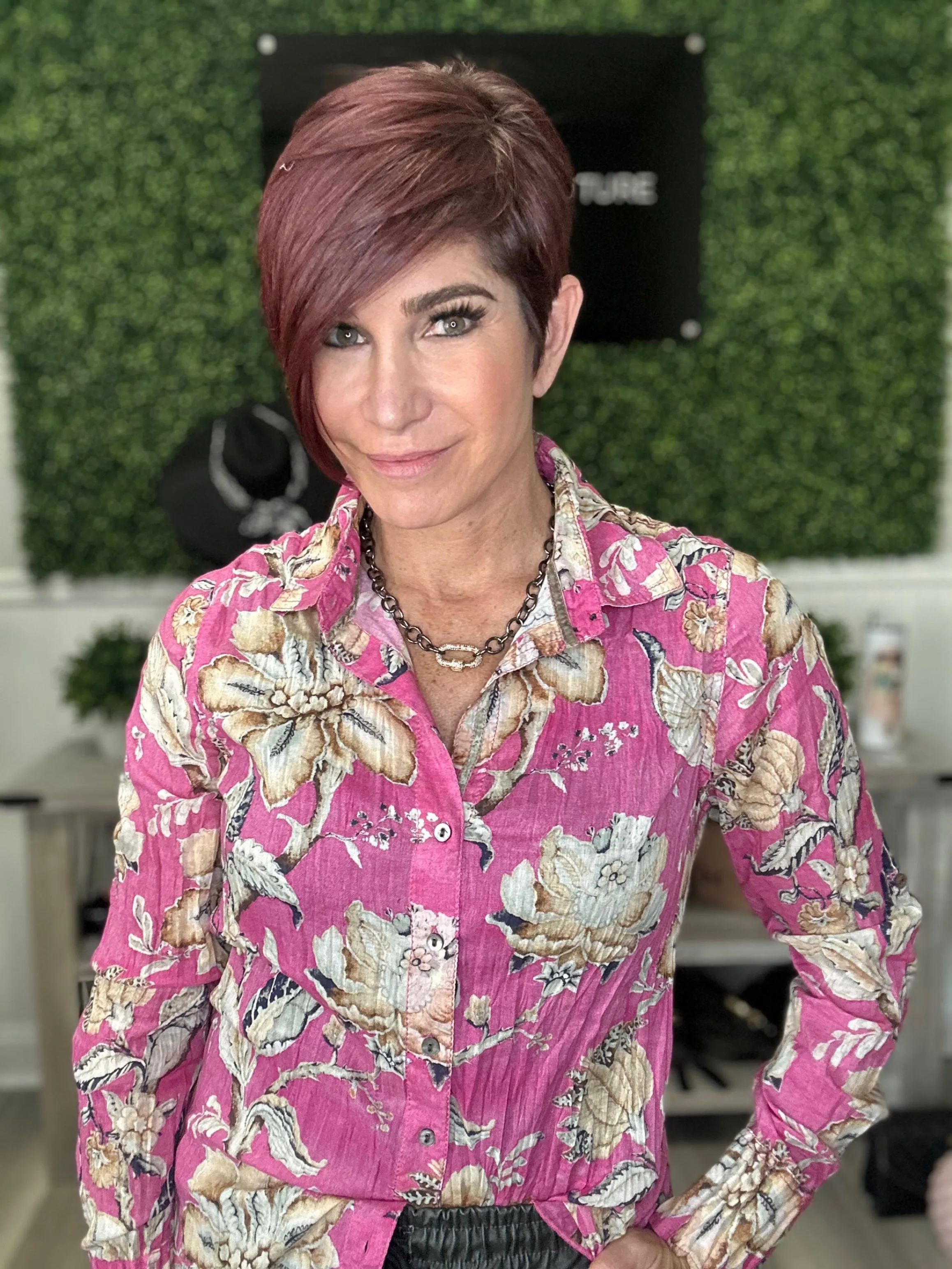 Flora Button Down Blouse