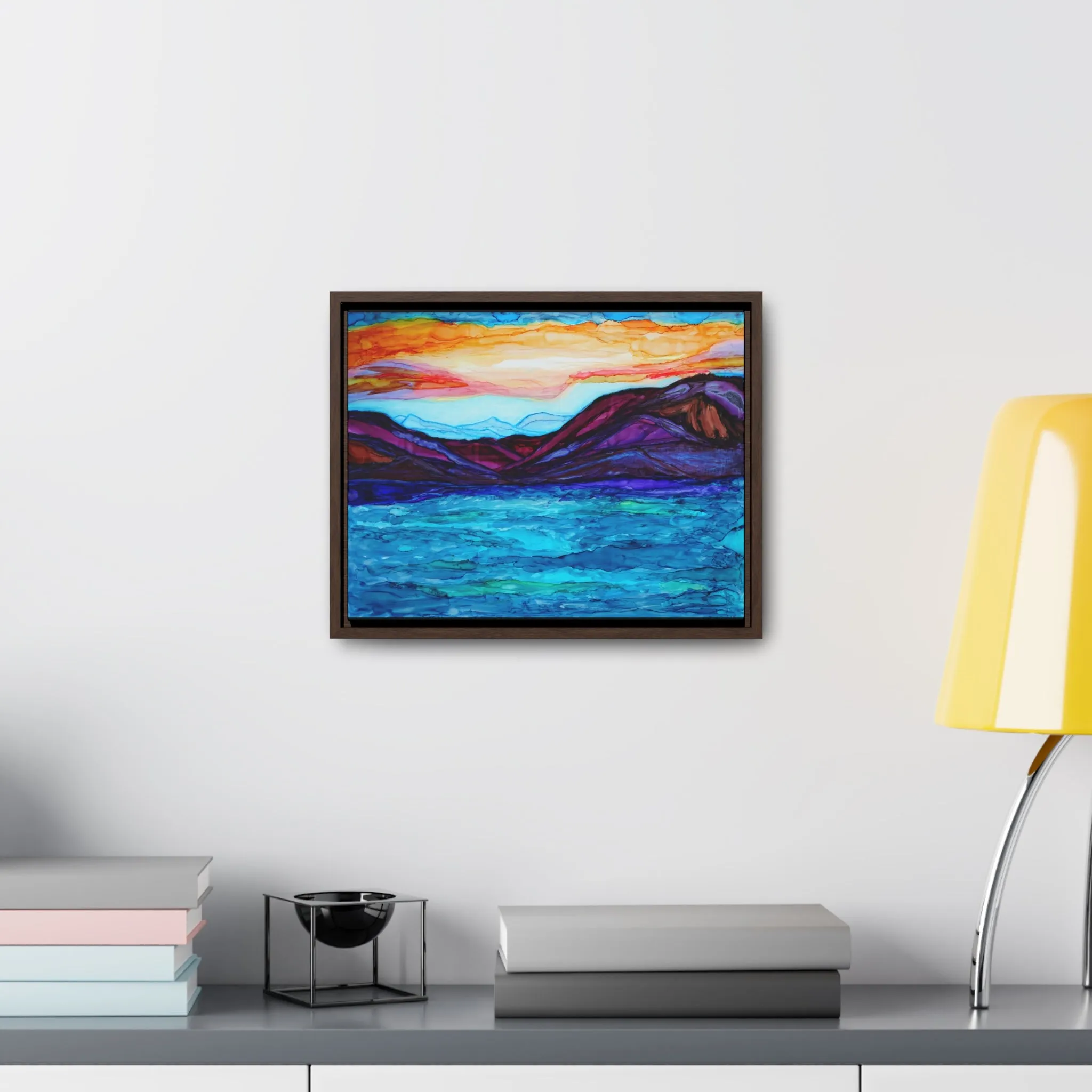 Framed Gallery Canvas Wrap-Lake Lure 2