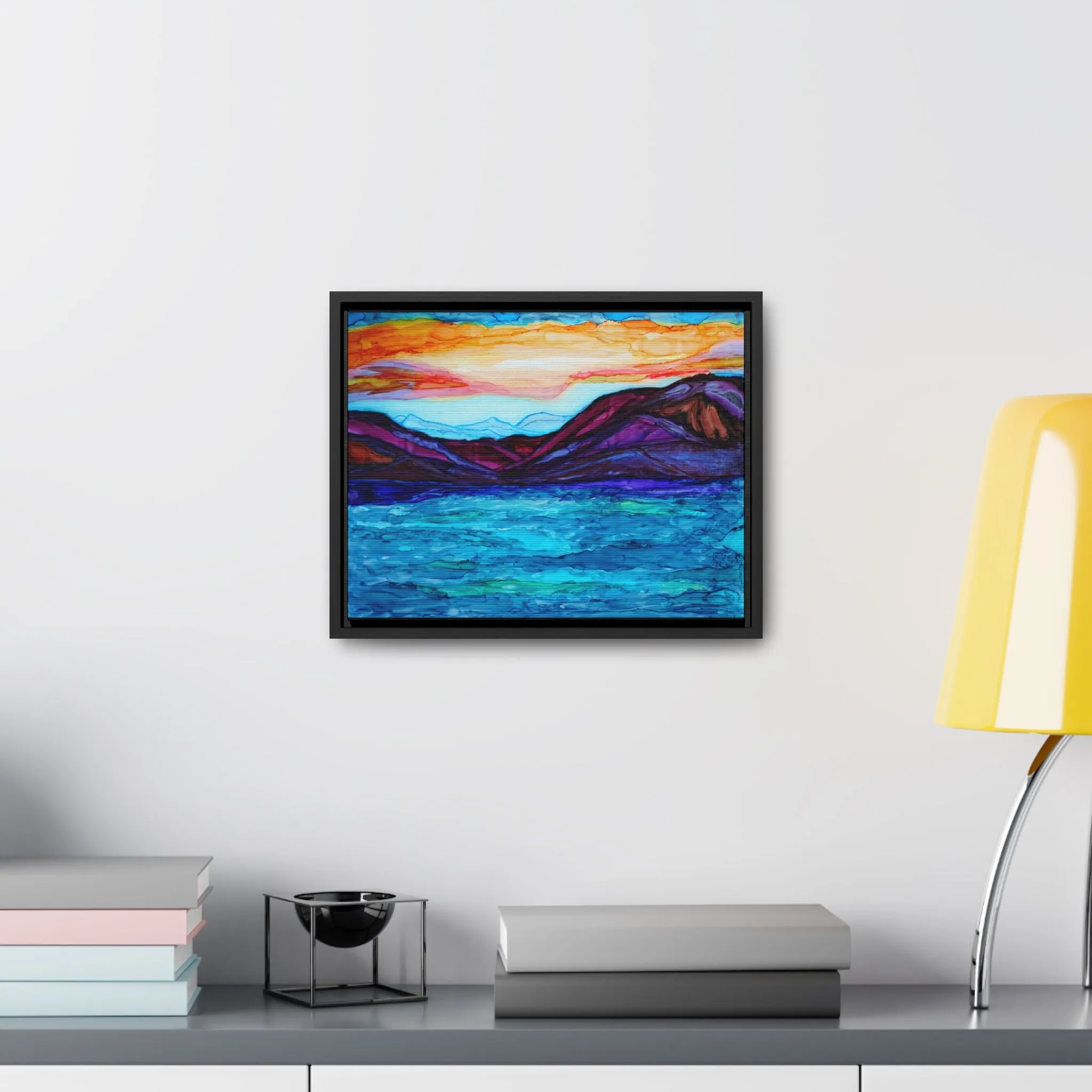 Framed Gallery Canvas Wrap-Lake Lure 2