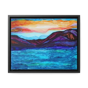 Framed Gallery Canvas Wrap-Lake Lure 2
