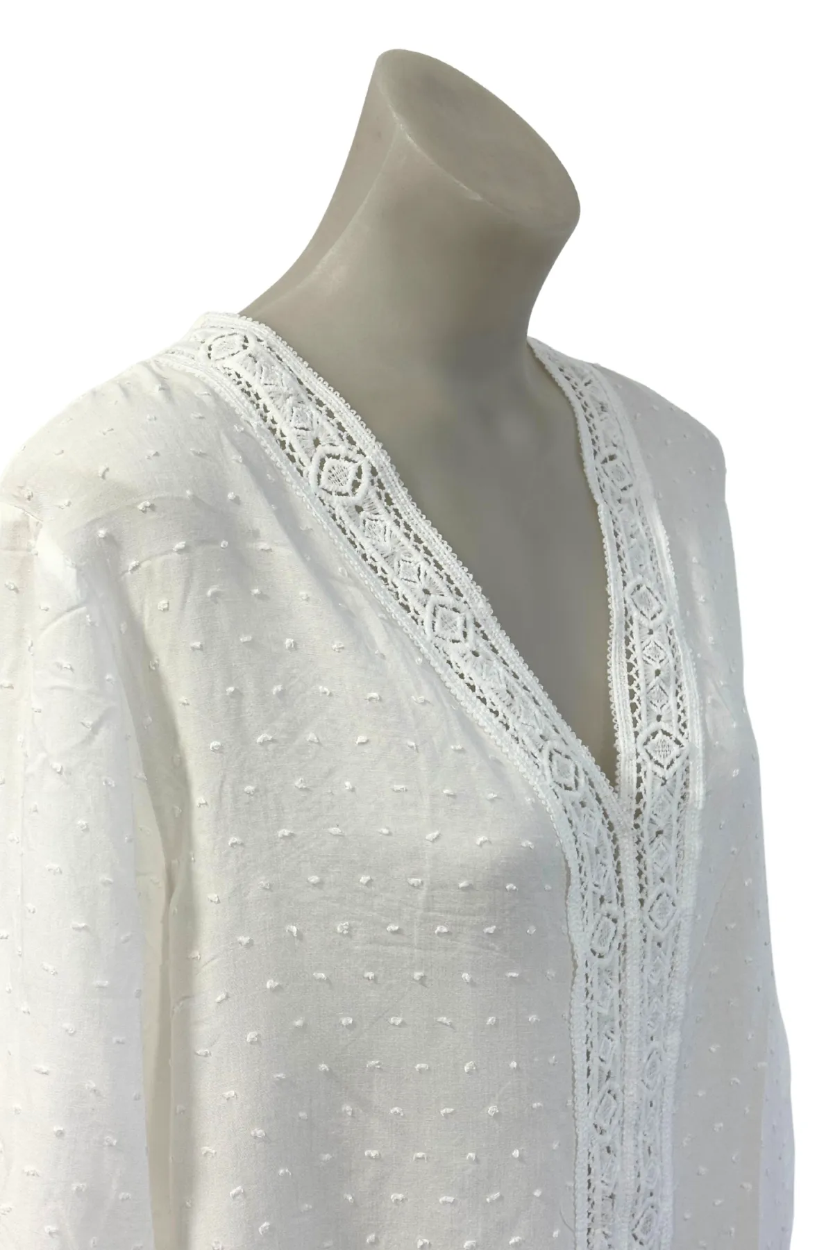 Halo   Hazard white blouse, L