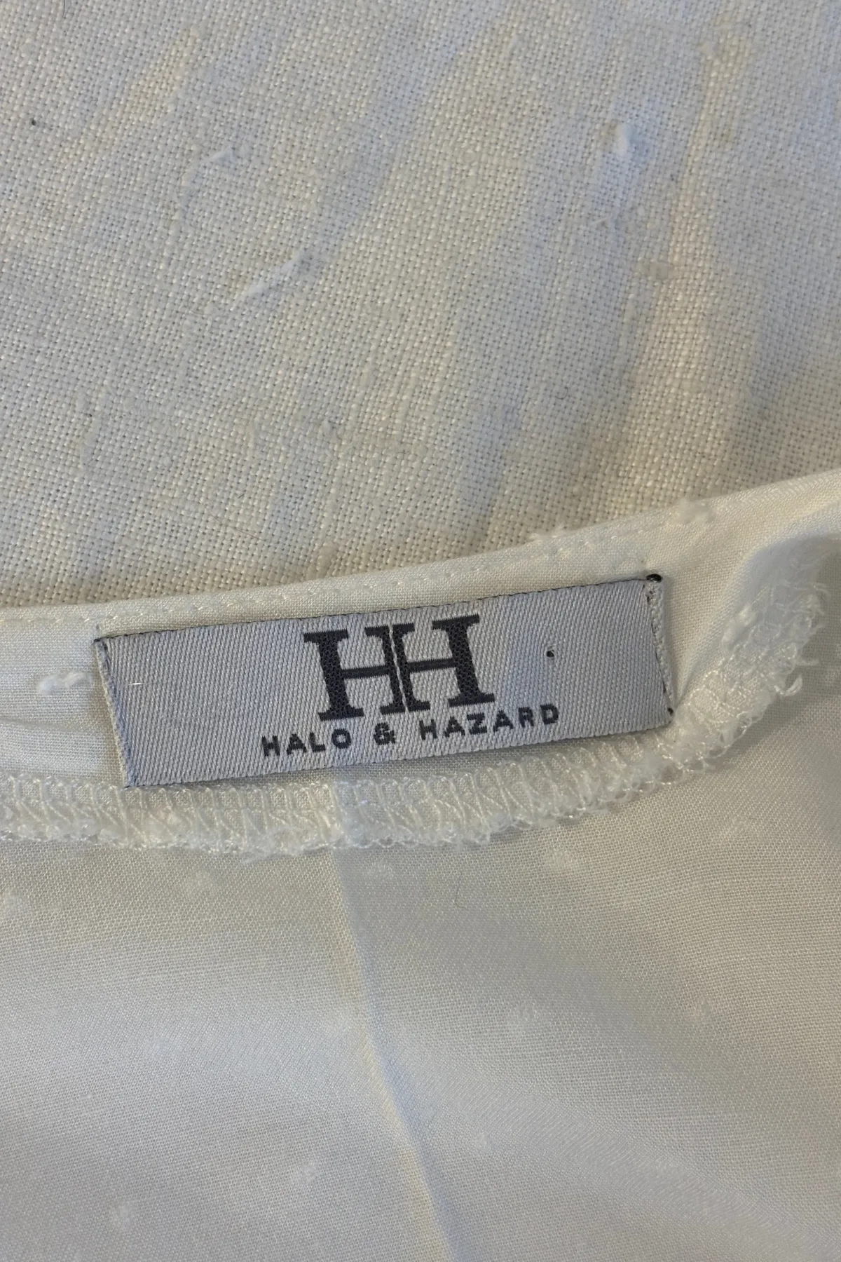 Halo   Hazard white blouse, L