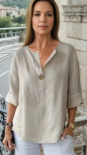 Jessa - Casual V-Neck Blouse