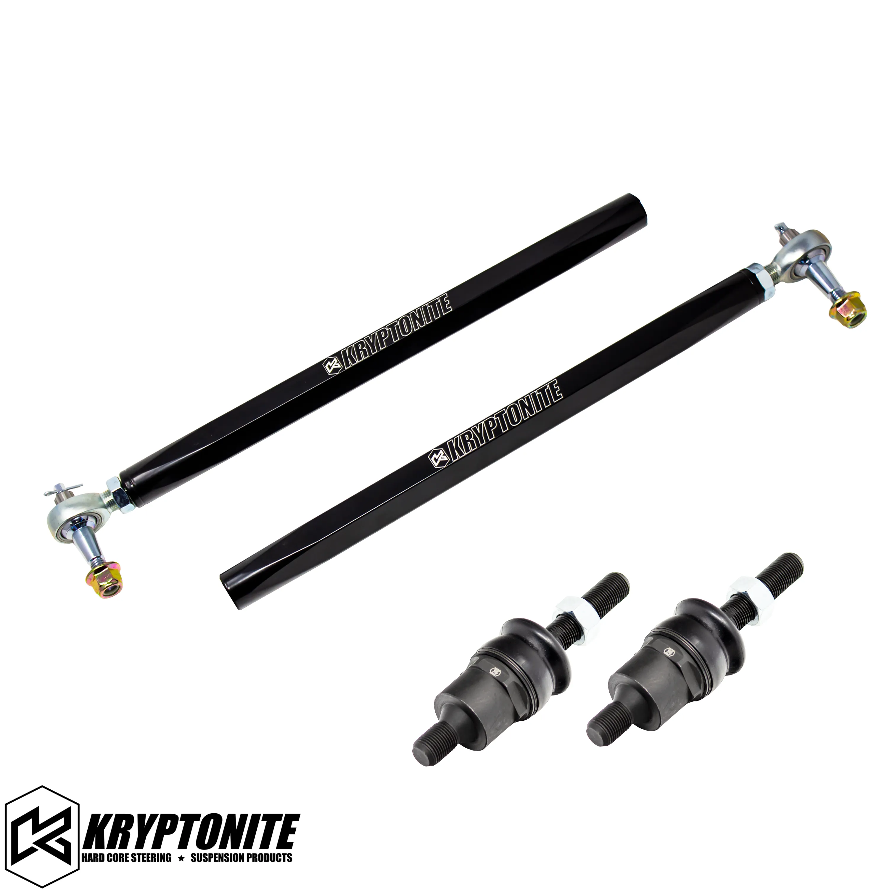 KRYPTONITE POLARIS RZR DEATH GRIP TIE RODS STAGE "1" 2020-2023 PRO XP SHOCK THERAPY