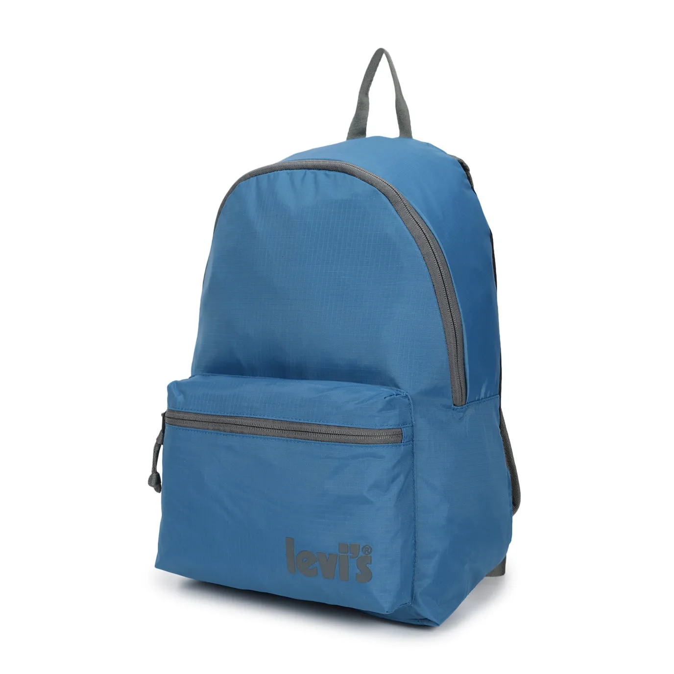 Men's Teal Blue Solid Backpack