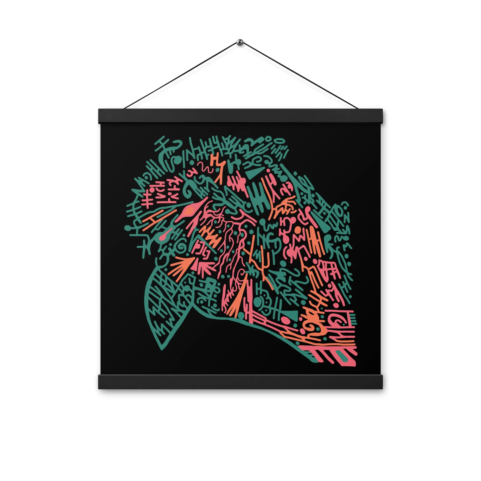 Neon Bird - Hanger Poster
