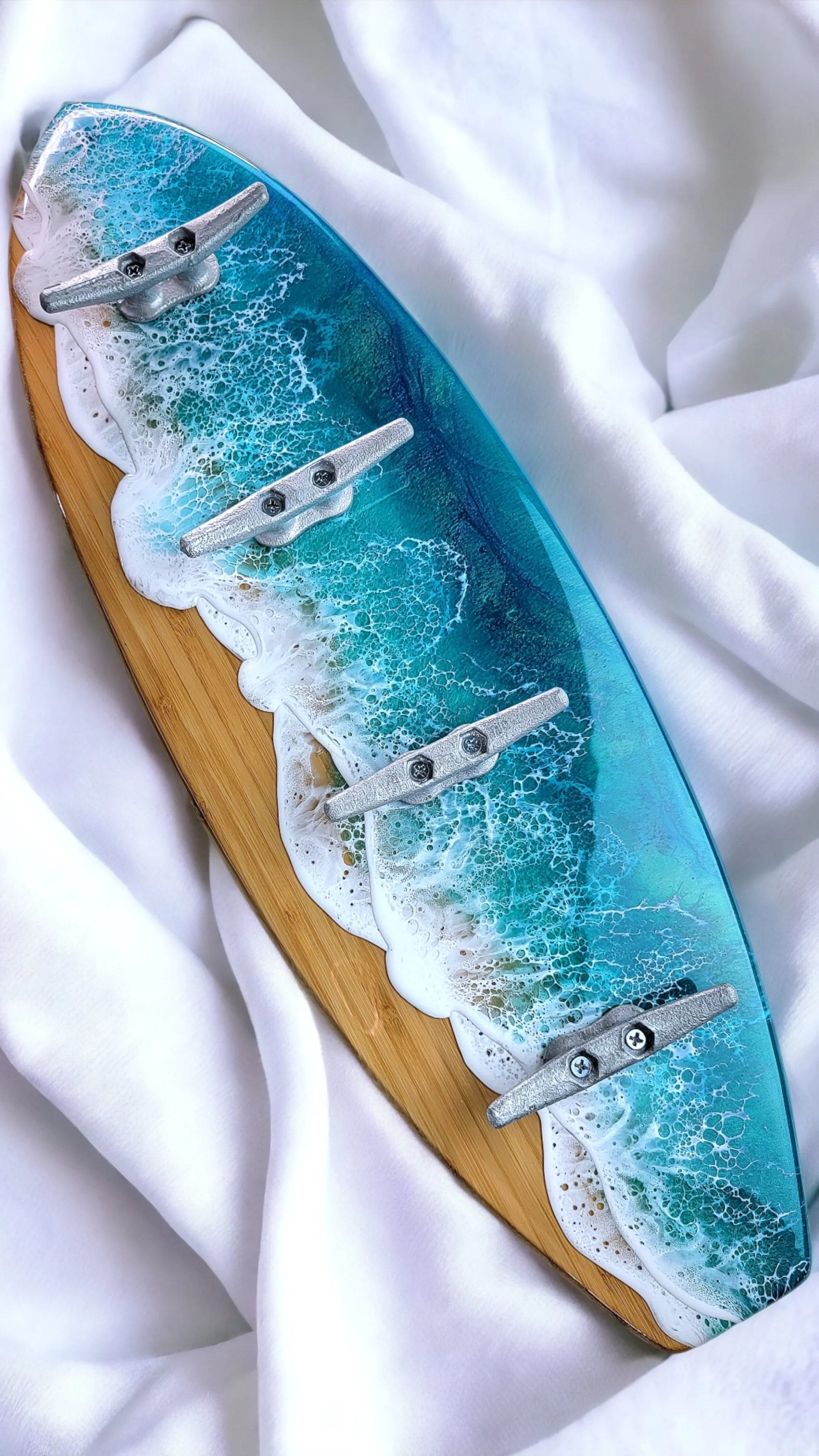Ocean Wave Towel Rack
