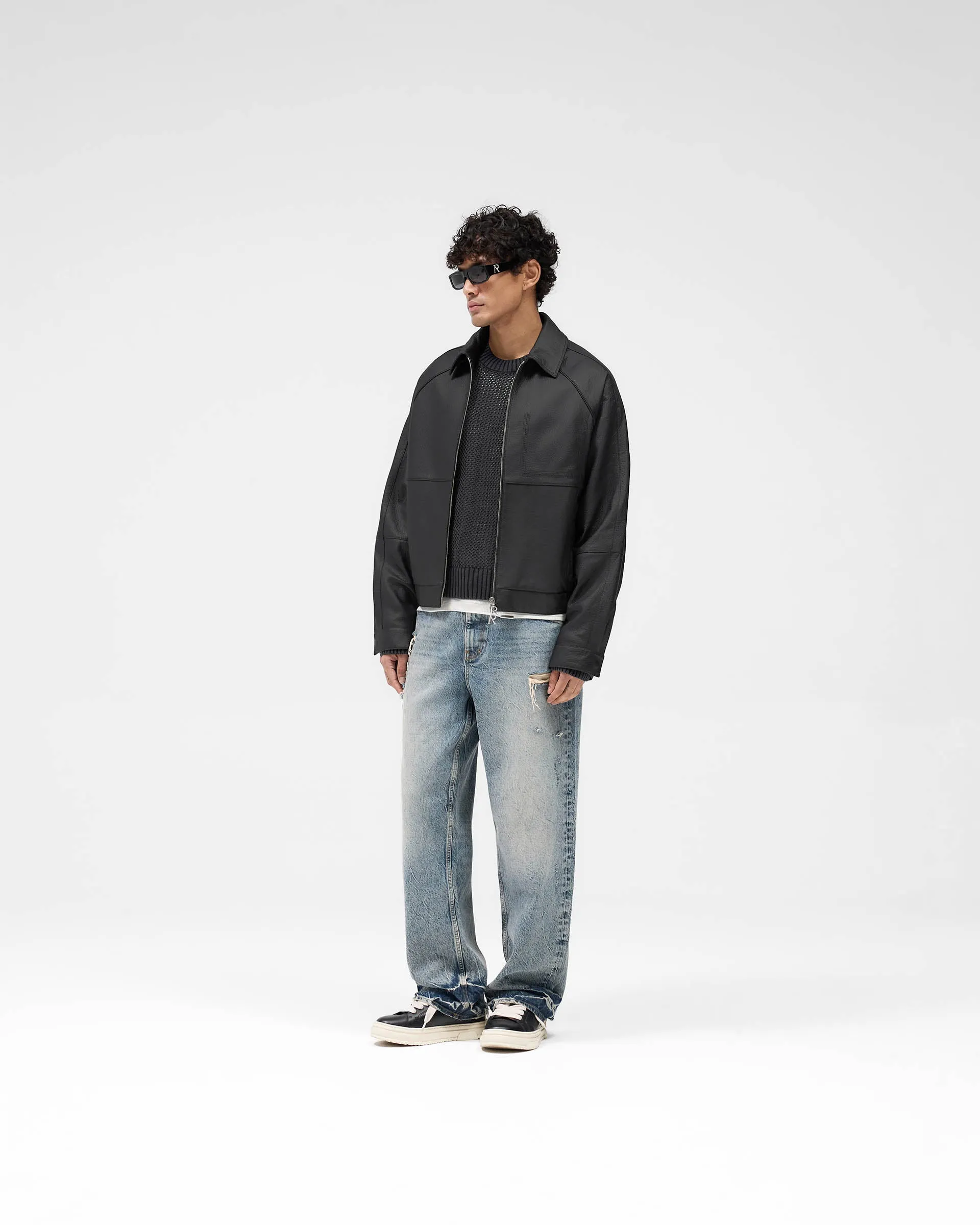 Overdrive Leather Jacket - Black