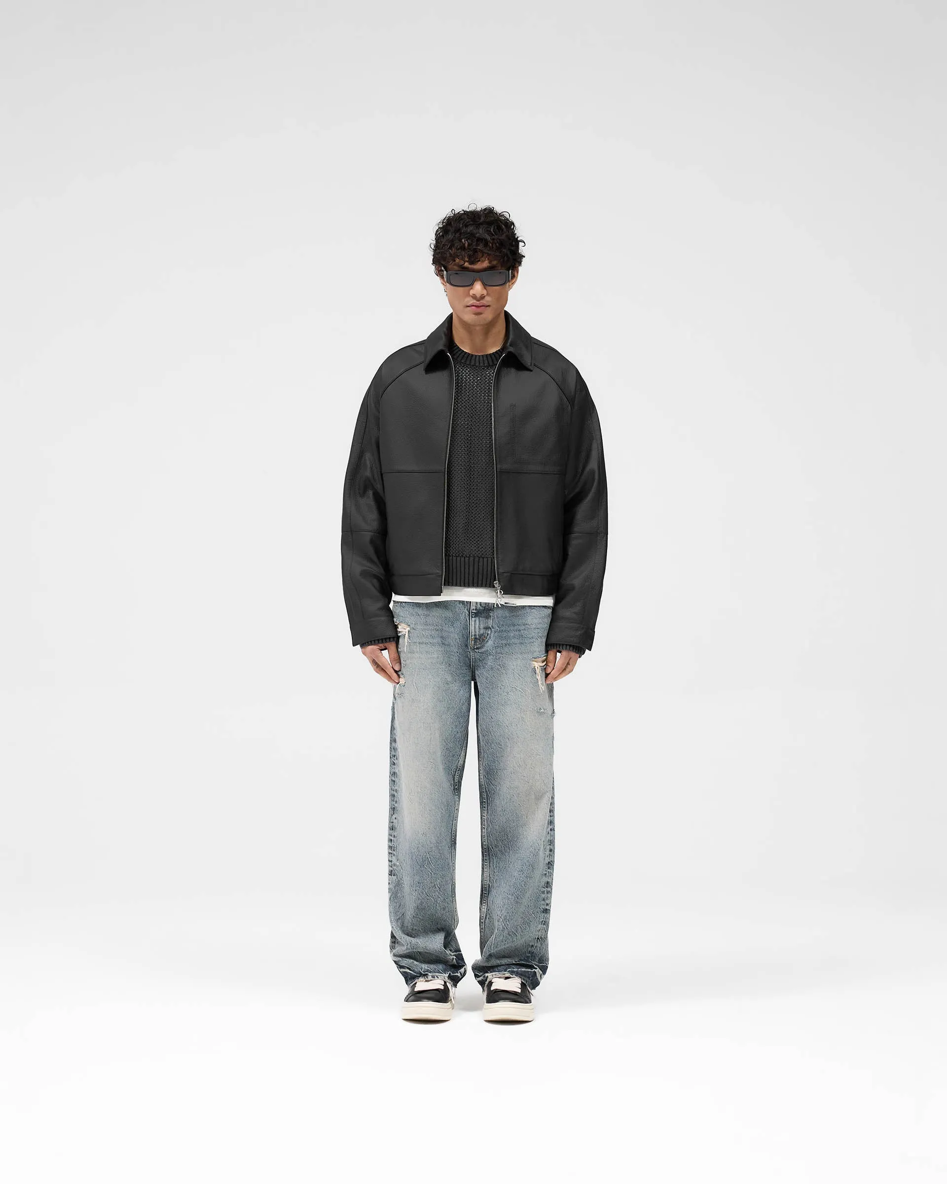 Overdrive Leather Jacket - Black