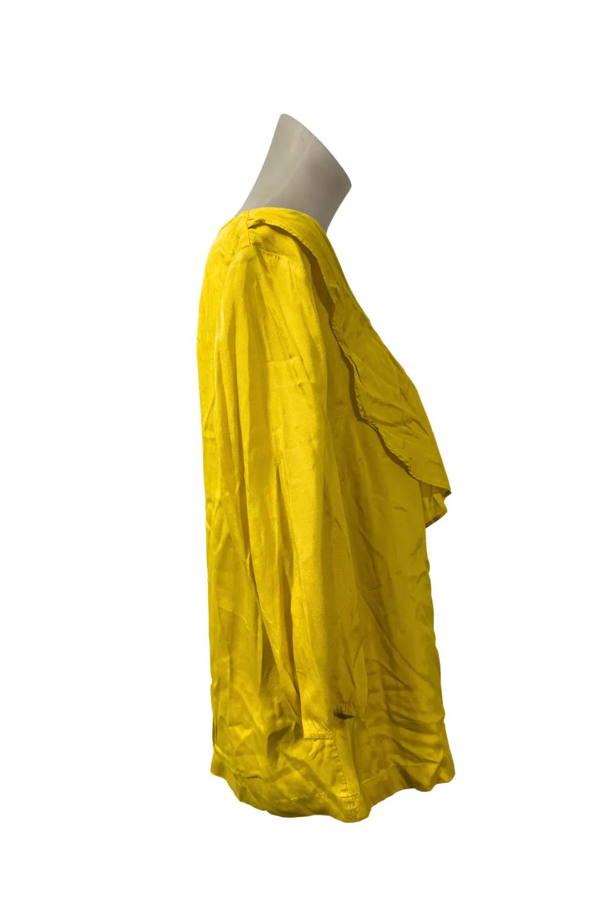 Veronika Maine vibrant yellow blouse, 14