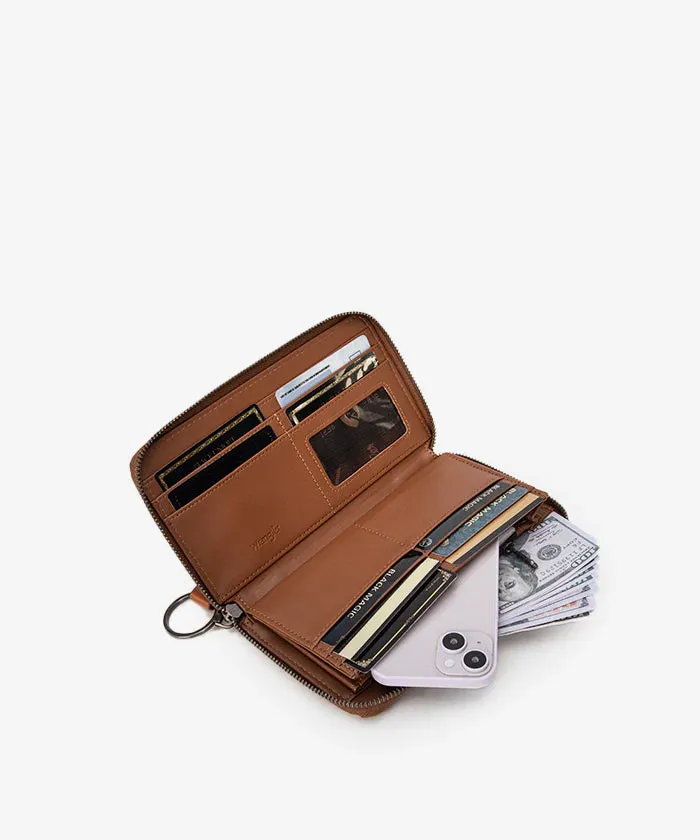 Wrangler Southwestern Art Print Wallet -Jean
