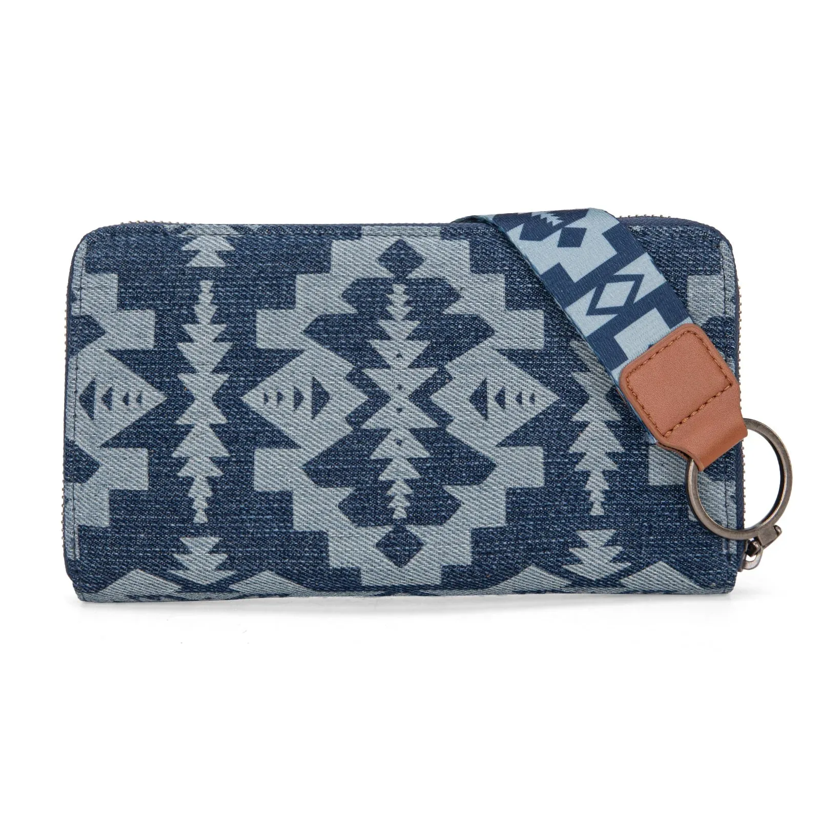 Wrangler Southwestern Art Print Wallet -Jean