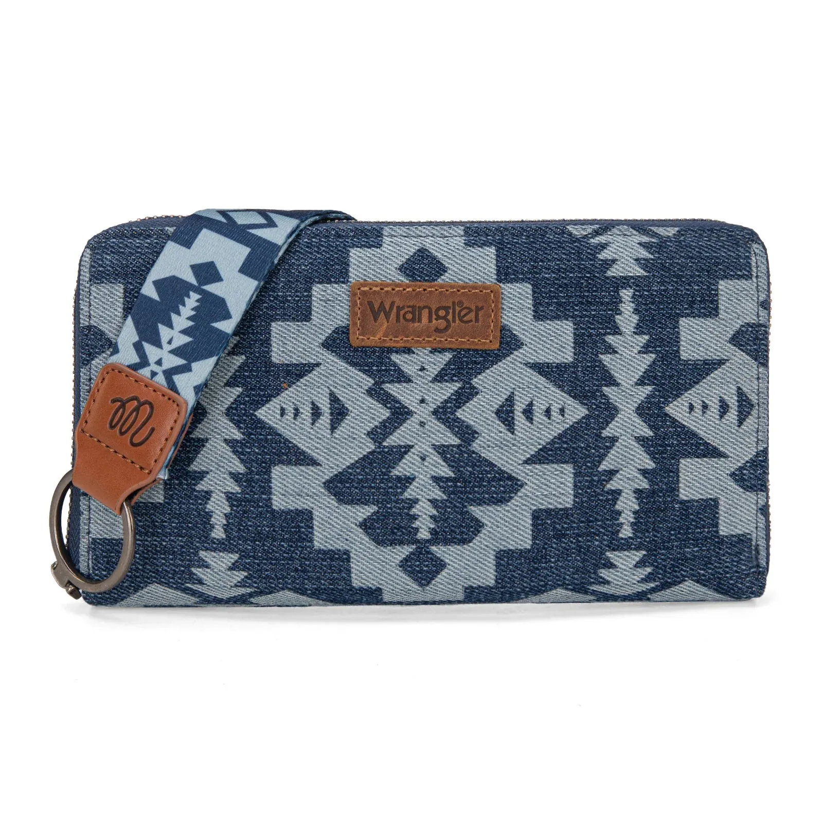 Wrangler Southwestern Art Print Wallet -Jean